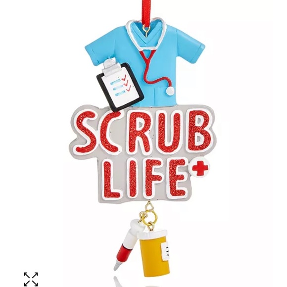 Scrub Life Christmas Ornament Doctor Nurse Healthcare NWT - Picture 3 of 4